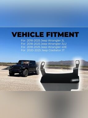 Universal Jeep Wrangler/Gladiator Door Pocket Organizer - Black